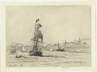 Der Hafen von Honfleur