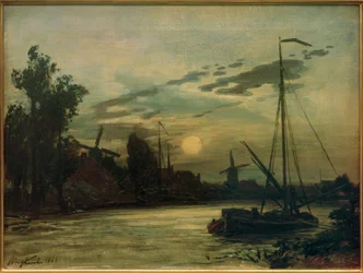 Landschaft am Abend