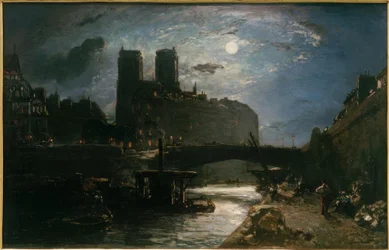 Notre-Dame de Paris im Mondschein