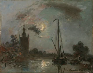 Overschie im Mondlicht