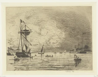 Ausgang des Hafens von Honfleur