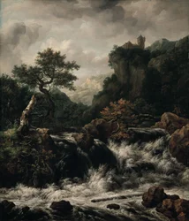 Kopie einer Landschaft von J. Ruisdael
