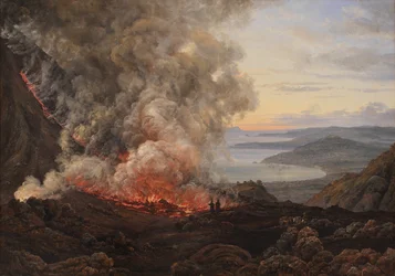 Ausbruch des Vulkans Vesuv, 1821