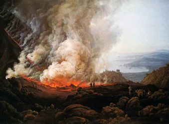 Der Ausbruch des Vesuvs im Dezember 1820