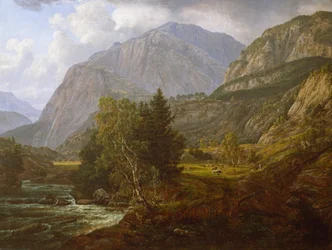 Blick auf Fortundalen