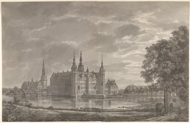 Ansicht von Schloss Frederiksborg von Nordosten