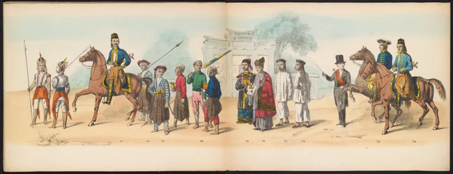 Maskerade der Delfter Studenten, 1857 (Platte 8)