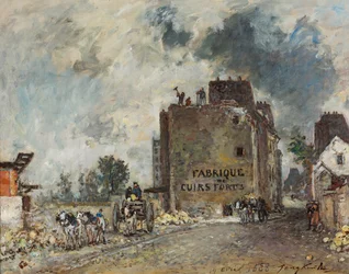 Abrissarbeiten in der Rue des Franc-Bourgeois St. Marcel