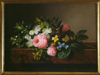 Stillleben mit Rosen