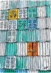 Bunte Container-Entdeckung