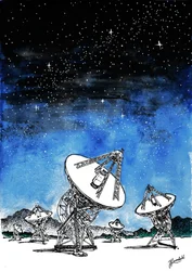 Sternenklare Nacht Teleskope