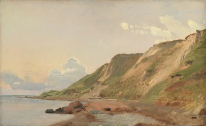 Studie von Klippen an der Südküste von Refsnæs