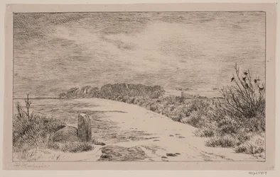 Bei Himlingøje, Winterlandschaft