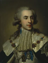 Porträt von Prinz Platon Zubov 1767-1822, 1793