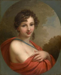Porträt von Yelena Naryshkina 1785-1855, 1800