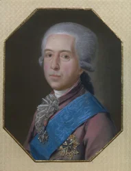 Porträt von General Graf Michail Michailowitsch Golizyn 1731-1806, 1786