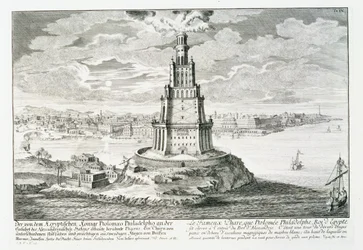 Der Pharos von Alexandria, Tafel 9 aus 