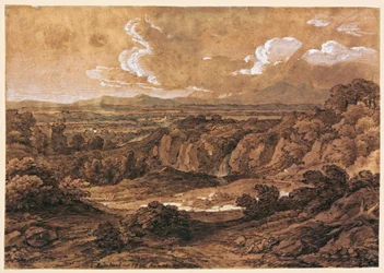 Felsige Waldlandschaft