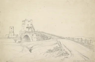 Die Ponte Salario bei Rom, 1821