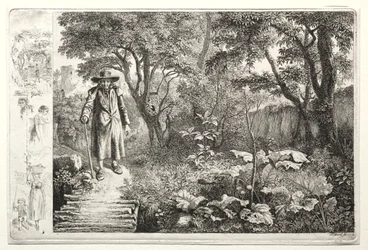 Der alte Mann vor der Knüppelsteg, 1819