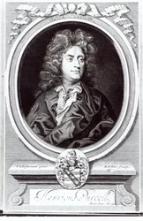 Porträt von Henry Purcell (1659-95), englischer Komponist, graviert von R. White, 1695