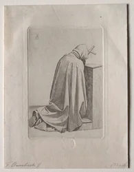 Ein betender Mönch