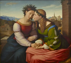 Italia und Germania Sulamith und Maria, 1828