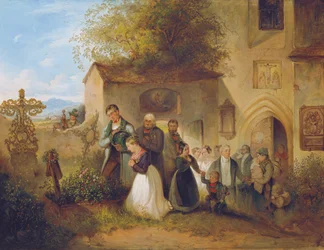 Am Friedhof ("Die Braut am Grabe")