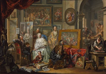 Das Atelier des Künstlers