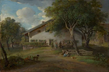 Das Geburtshaus des Künstlers in Gmain
