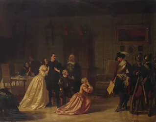Die Verhaftung eines Patriziers während des Dreißigjährigen Krieges