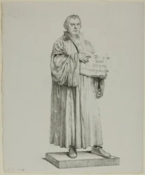 Luther-Statue in Wittenberg