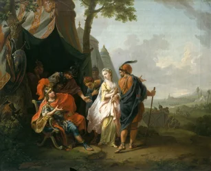 Die Entführung der Briseis aus dem Zelt des Achilles