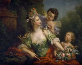 Die Muse Euterpe (die neun Musen, 1782)