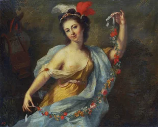 Die Muse Terpsichore (die neun Musen, 1782)