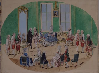 Großherzog Pavel Petrovich und Großherzogin Maria Fyodorovna in Wien, 1782