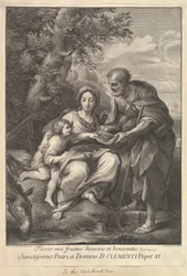 Die Jungfrau und Joseph mit dem jungen Jesus, 1710-40