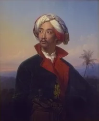 Porträt von Prinz Raden Saleh Syarif Bustaman (1811-1880)