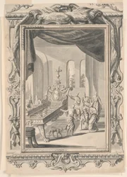 Studie für Das eiserne Bettgestell von König Og, Platte 324, Physica Sacra