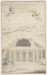 Studie für den Tempel in Jerusalem, Tafel 424, Physica Sacra