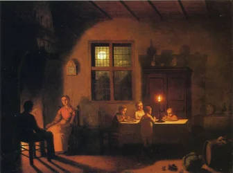Abend zu Hause, 1867