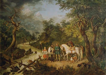 Rudolf von Habsburg und der Priester