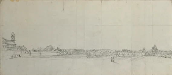 Blick über die südlichen Vorstädte von Wien