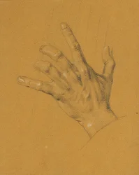 Handstudie zu "Ossian und Malvina"