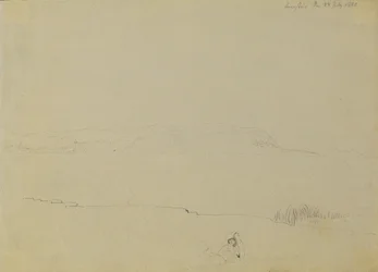 Landschaftsskizze vom Plattensee
