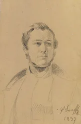 Porträtstudie Franz Xaver Eckl