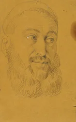 Porträtstudie zu Rudolf von Habsburg und der Priester