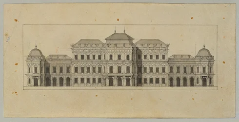 Studie zum Oberen Belvedere