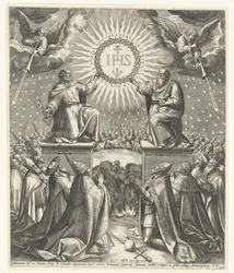Anbetung des Monogramms Christi
