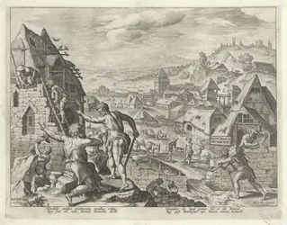 Kain baut die Stadt Henoch